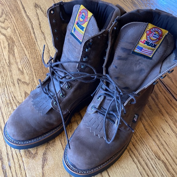 Justin’s JMax Mens 8” Workboot - Picture 1 of 8